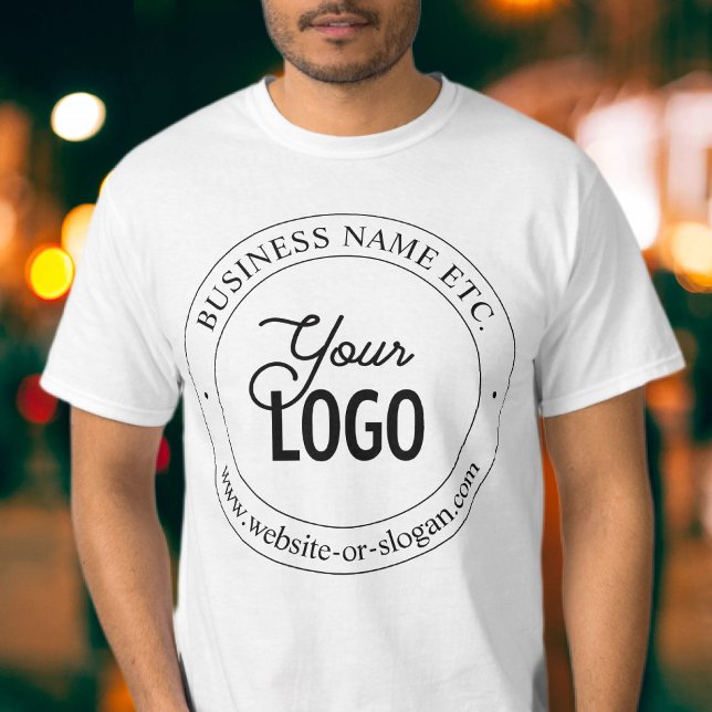 Easy Logo Replacement & Customizable Text T-Shirt (Creator Uploaded)