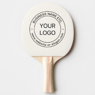Easy Logo Replacement & Editable Text   Off White Ping Pong Paddle