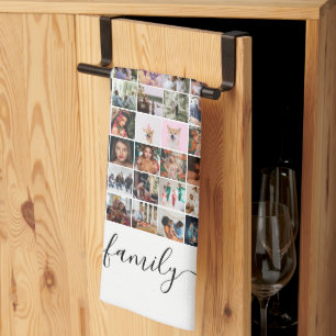 Easy Make Your Own 108 Photo Custom Personalized Kitchen Towel