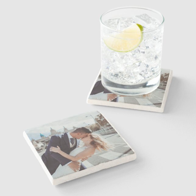 EASY! Marble Coaster - Personalized - Add Image (Side)
