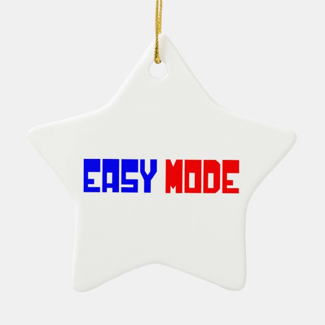 EASY MODE CERAMIC ORNAMENT (Front)