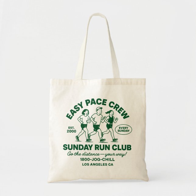 Easy Pace Crew Tote Bag (Front)