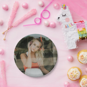 EASY! Paper Plates - Personalized - Add your Image