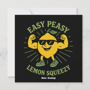 Easy Peasy Lemon Squeezy Gift – Funny Hello Summer Invitation