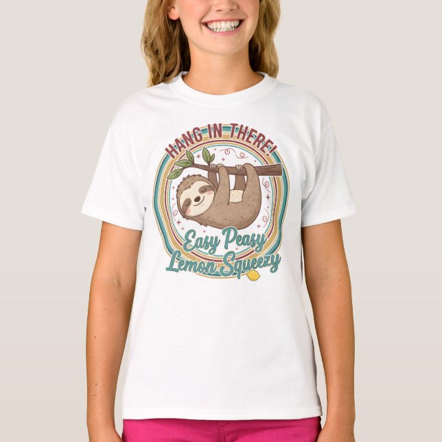Easy Peasy Lemon Squeezy Motivational Tee (Front)