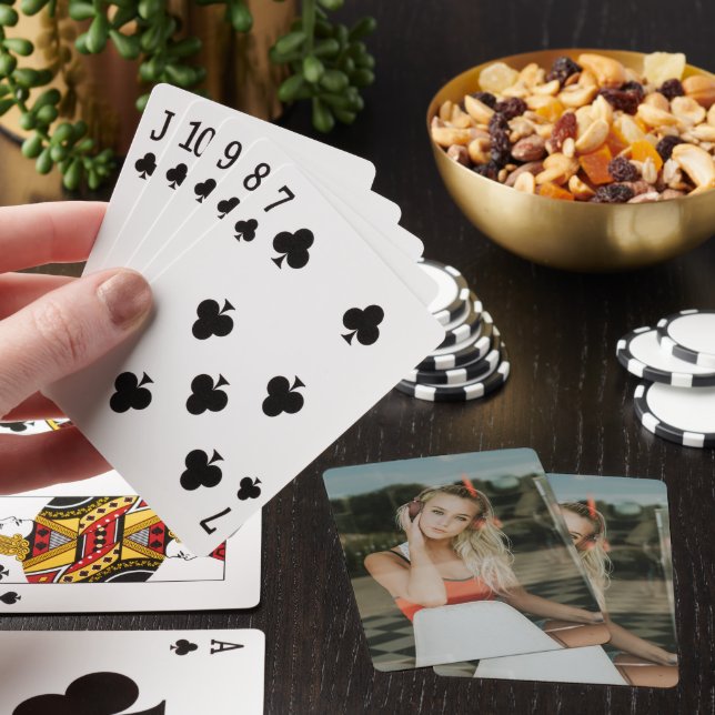 EASY!  Playing Cards - Personalized - Add Image (In Situ)