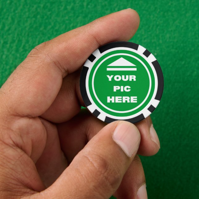 EASY! Poker Chips - Black - Custom (Hand)