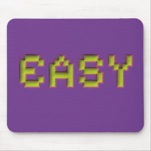 EASY Retro Pixel Art Gaming Mouse Pad - 3D Neon De