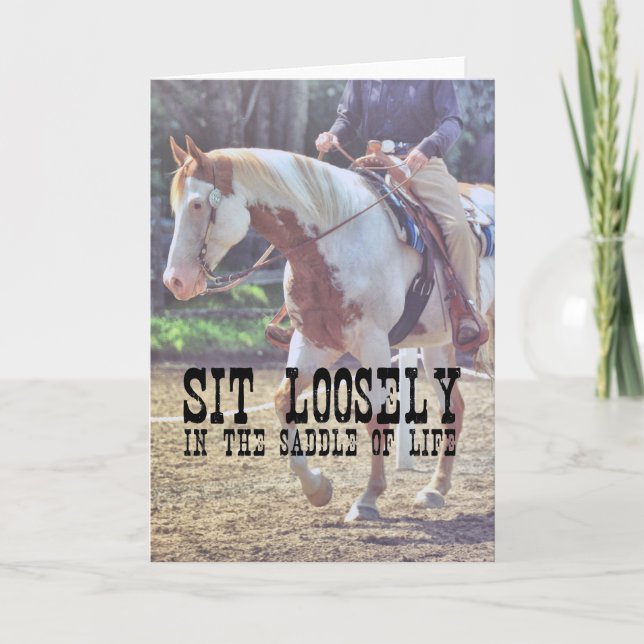 EASY RIDER Greeting Card (Front)