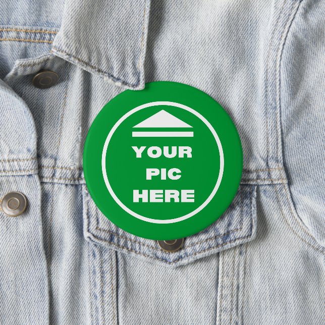 EASY! Round Button - Huge, 4 Inch - Custom (In Situ)