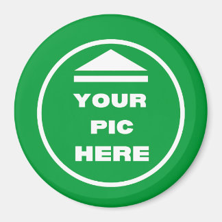 EASY! Round Magnet - Large, 3 Inch - Custom