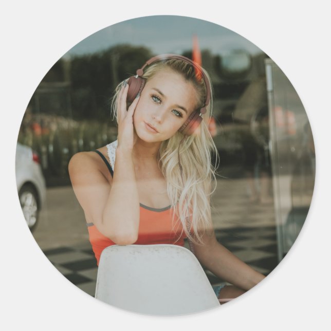 EASY!  Stickers - Personalized - Add your Image (Front)