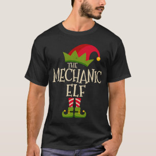 Easy The Mechanic Elf Costume Family Group Christ T-Shirt