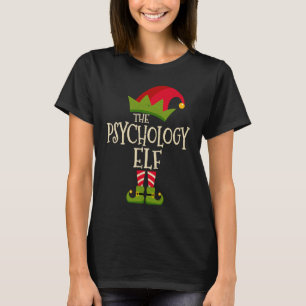 Easy The Psychology Elf Costume Family Group  Chri T-Shirt