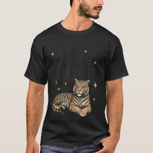 Easy Tiger Calm Retro Big Cat Funny Animal T-Shirt