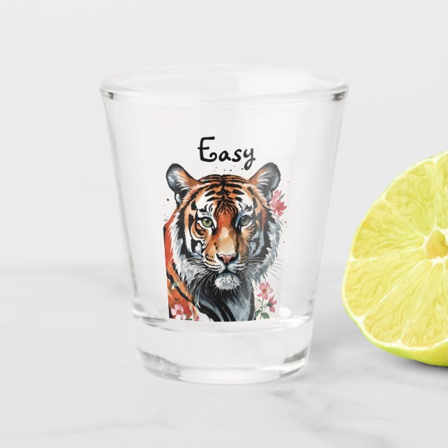 Easy Tiger Shot Glass (Front)