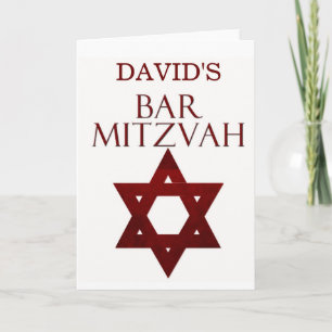 Easy to customize Bar Mitzvah Invitation