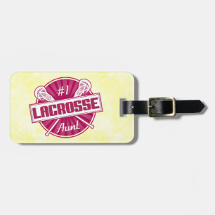 Easy To Customize Lacrosse Aunt Luggage Tag