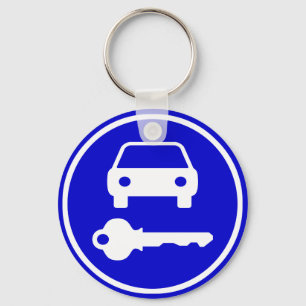 Easy to Find Spare Car Keys with Icons Keychain