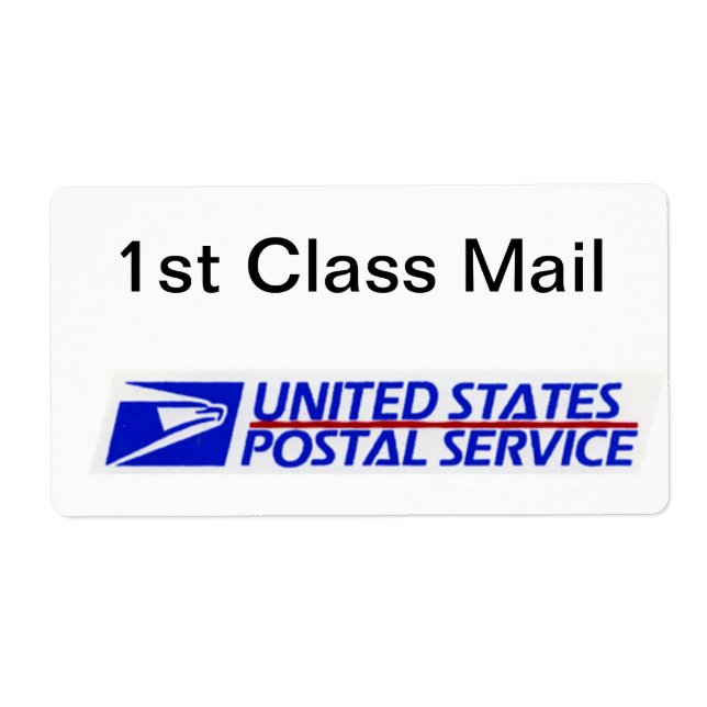 Easy-to-identify USPS First Class Mail (Front)