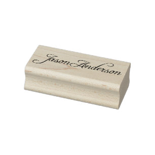 Easy to Make Your Own Signature Rubber Stamp