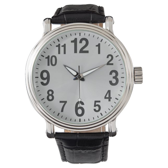 Easy to Read Watches, Low Vision Watches (Front)