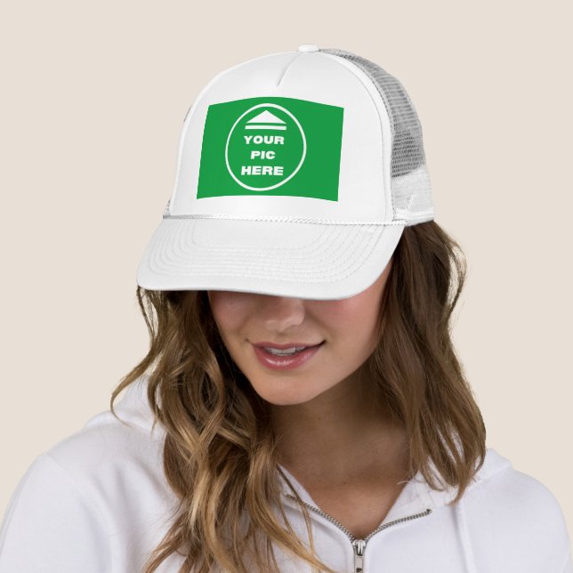 EASY! Trucker Hat - White - Customize (In Situ)