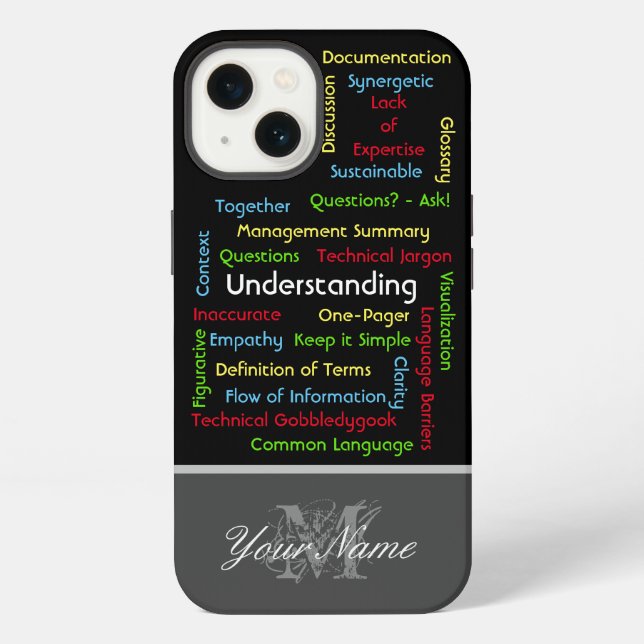 Easy Understanding for Projectmanagers! iPhone Case (Back)