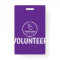 Easy Upload Your Logo Custom Volunteer Purple
