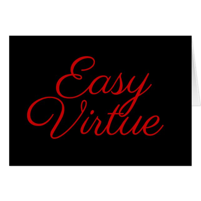 Easy Virtue (Front Horizontal)