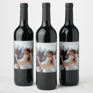 EASY! Wine Bottle Labels Personalized - Add Image