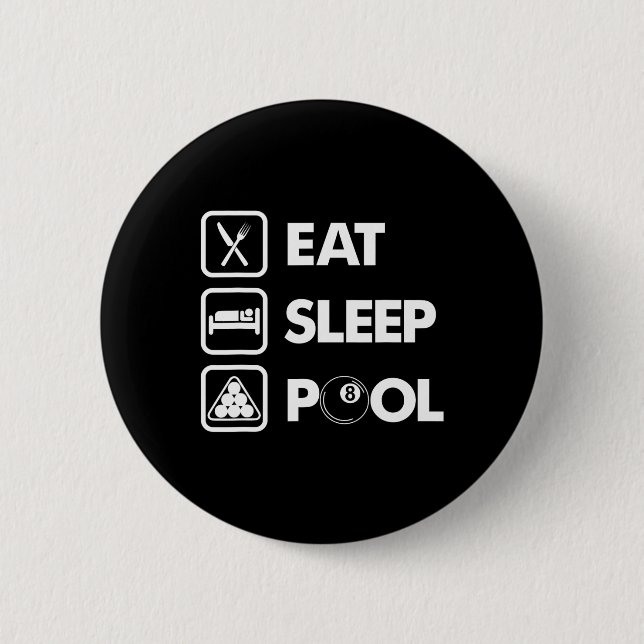 Eat   2 inch round button (Front)