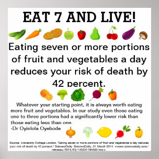 Eat 7 and Live! Poster
