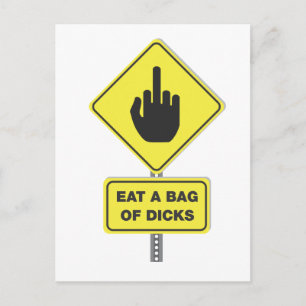 Eat A Bag.... West 56th Street B!tches Postcard
