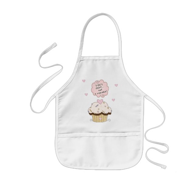 Eat A Cupcake Kids Apron (Front)