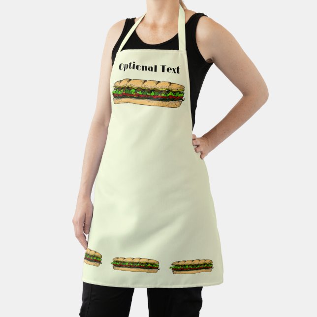 Eat A Hoagie Day Apron (Insitu)