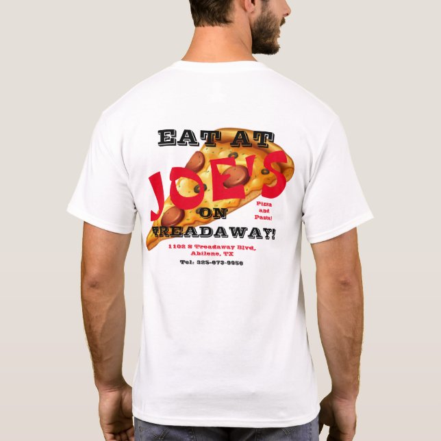 Eat At Joe's T-Shirt (Back)
