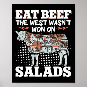 Eat Beef The West Wasn't Won On Salads 2 Poster