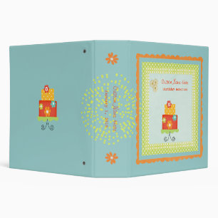 Eat cake! Birthday scrapbook Binder