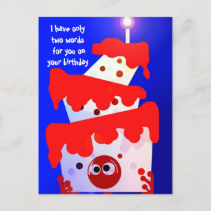 Eat Cake Postcard