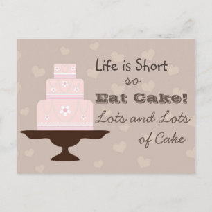 Eat Cake! Postcard
