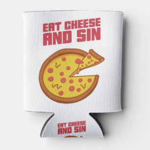Eat Cheese And Sin Can Cooler