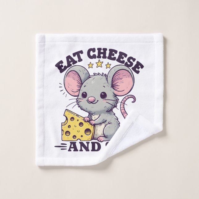 Eat Cheese And Sin Wash Cloth (Wash Cloth)