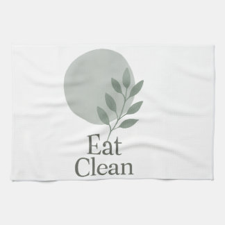 Eat Clean Minimalist Kitchen Towel