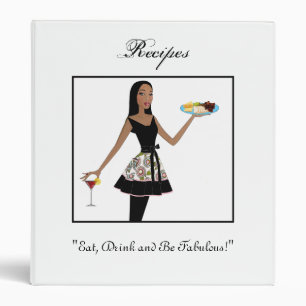 Eat, Drink and Be Fabulous! Binder