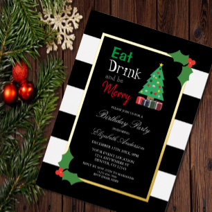 Eat Drink And Be Merry Birthday Party