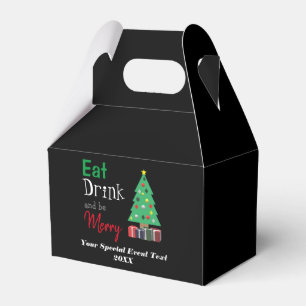 Eat, Drink, and be Merry Favor Box