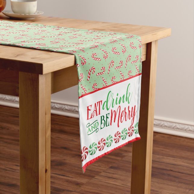 Eat Drink and Be Merry Medium Table Runner (In Situ)