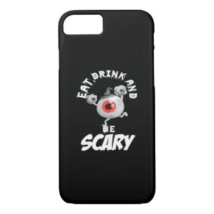 Eat Drink And Be Scared Retro Classic Case-Mate iPhone Case