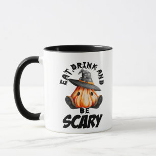 Eat Drink And Be Scared Retro Cool Mug